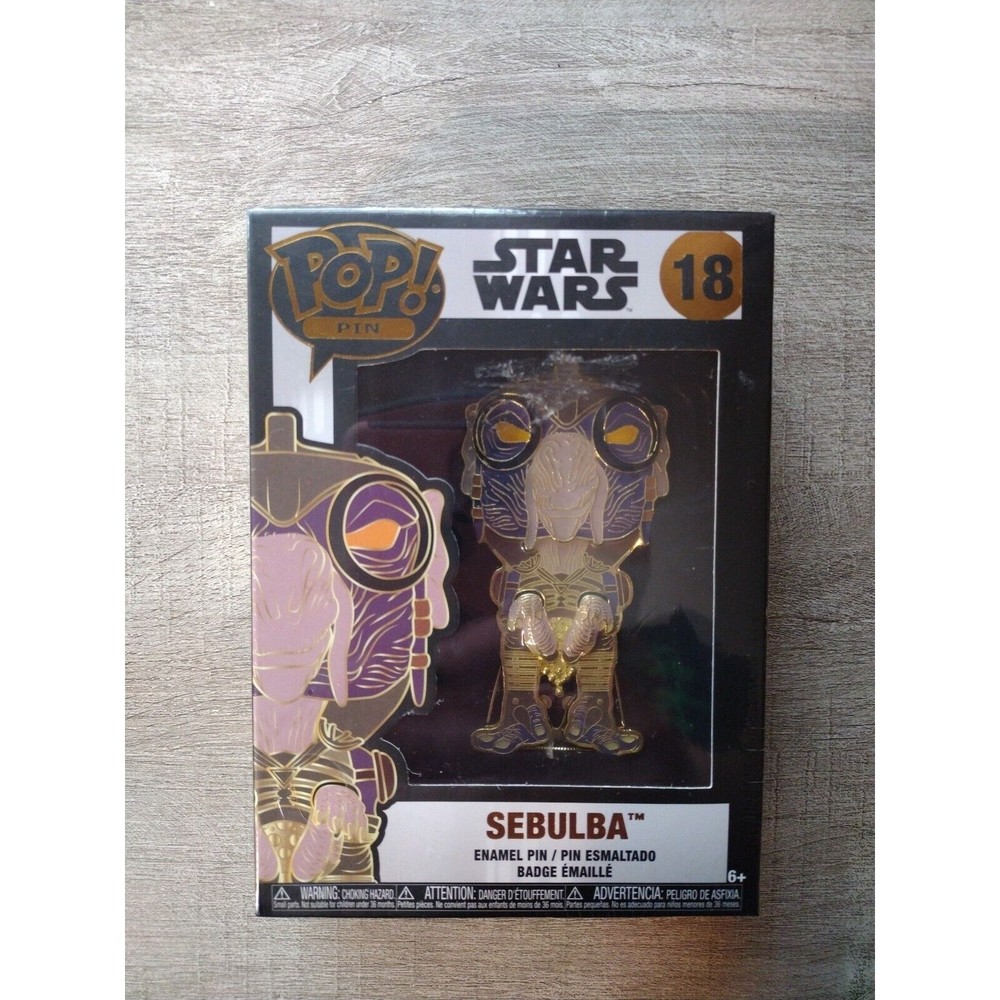 Funko POP! Pins Star Wars SEBULBA 4" Collectible Enamel Pin #18